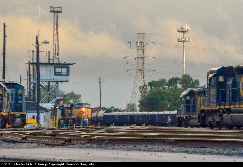 CSX Locomotives in the Yard